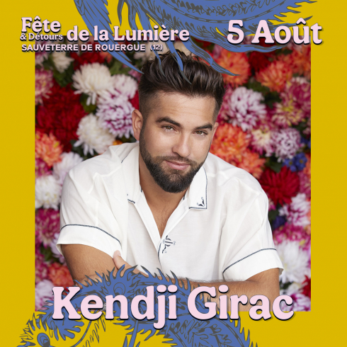 Kendji Girac, 5 août, Fête et Détours de la Lumière