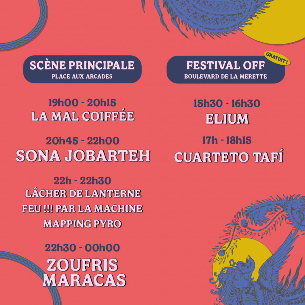 Horaires Samedi 6 aout - Fête & Détours de la Lumière